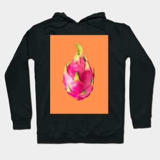 Dragon Fruit Bright Orange - Funky Hong Kong Summer Fruits Hoodie